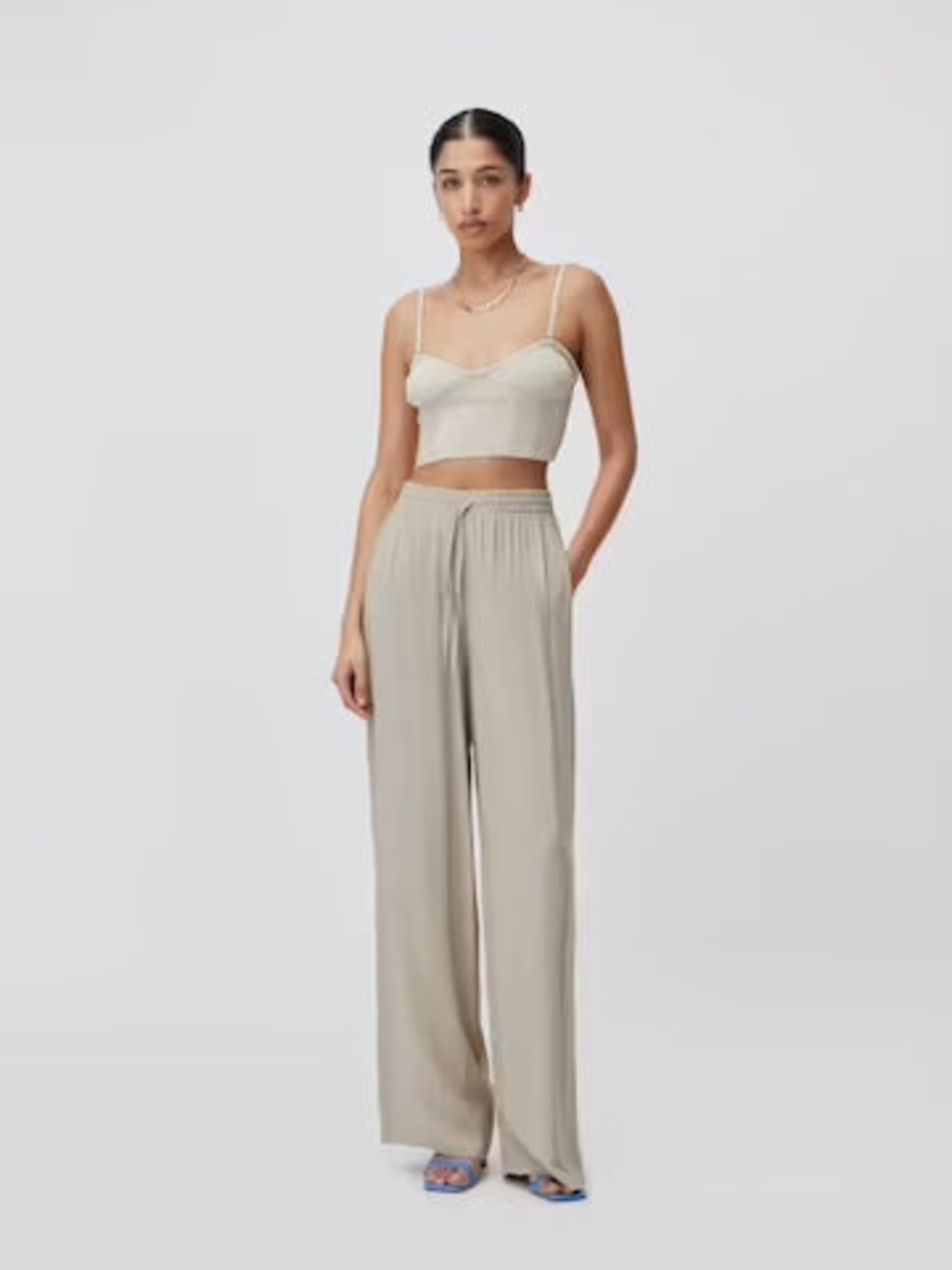 Дамски панталон Saskia Pants beige Women LeGer by Lena Gercke
