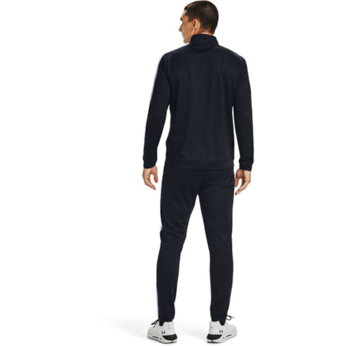 Мъжки анцуг UA KNIT TRACK SUIT Black White