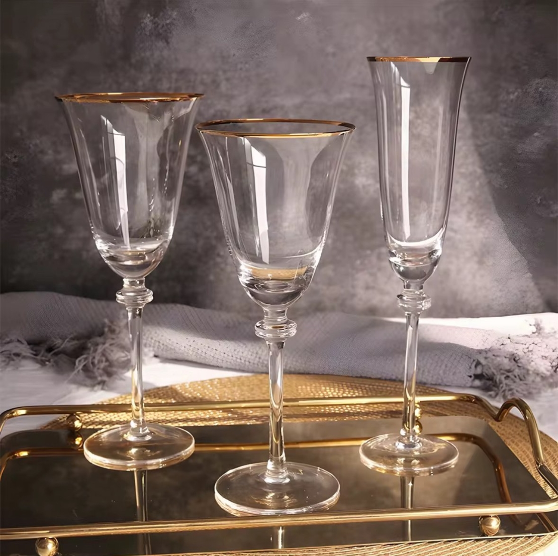 Чаша за шампанско и просеко  – “Golden Elegance