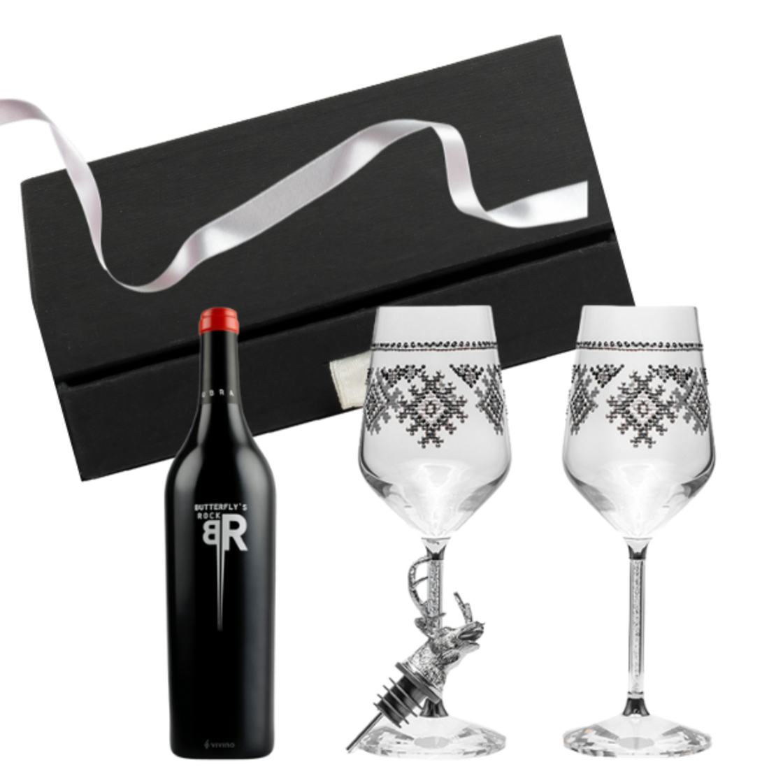 Подаръчна кутия “Vinoset-Сребърна елбетица”