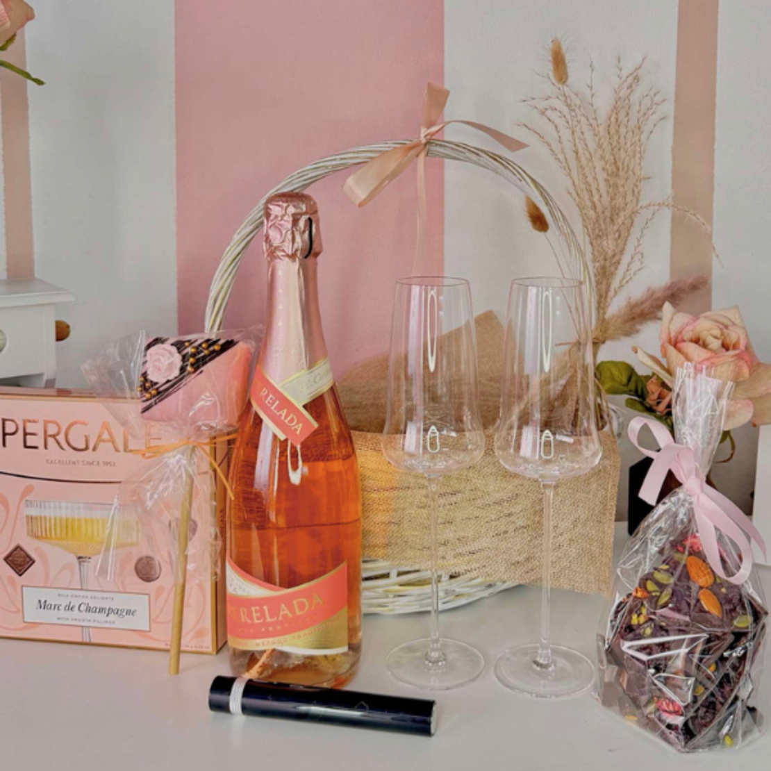 Подаръчен сет „Наздравица в Розе“