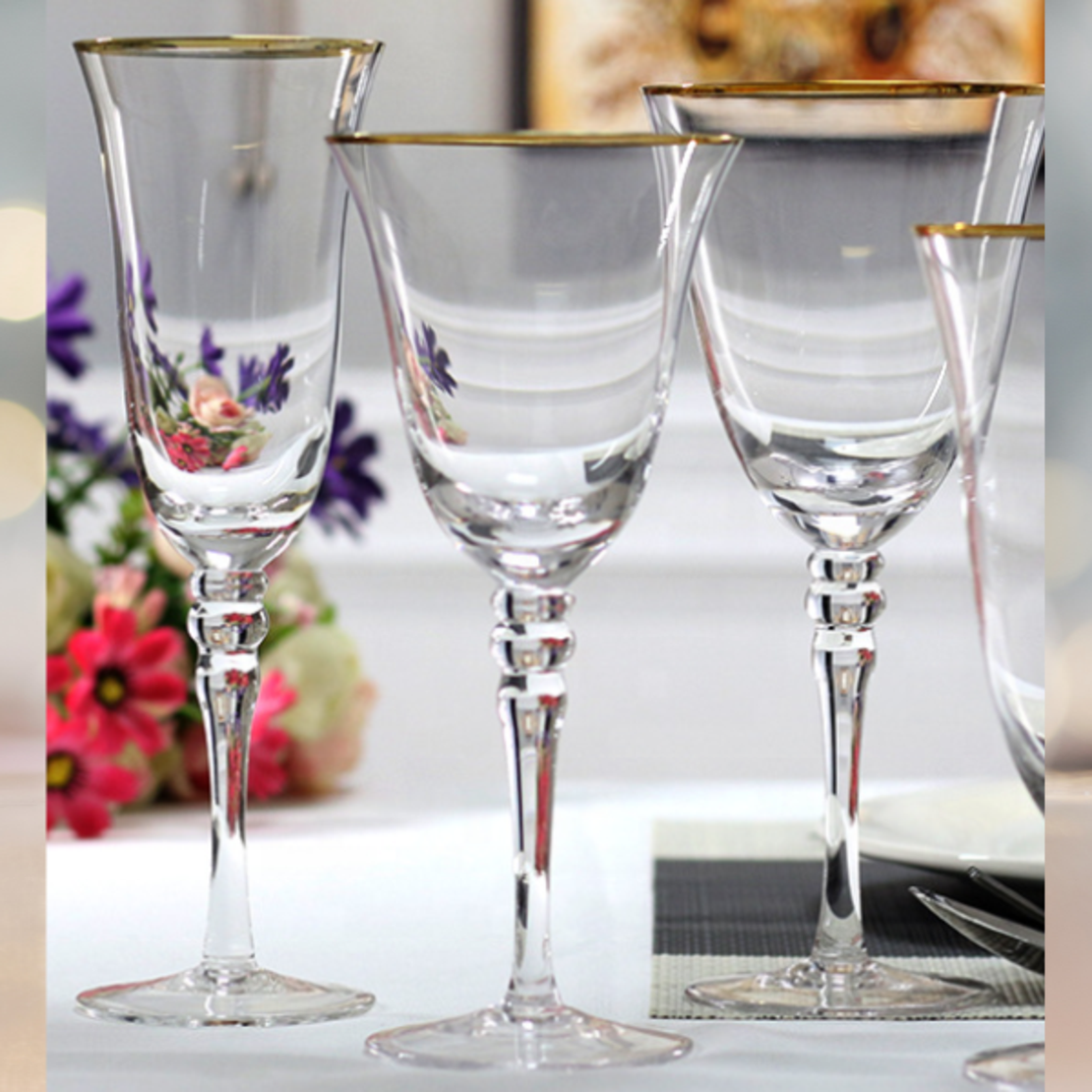 Чаша за червено вино– “Golden Edge