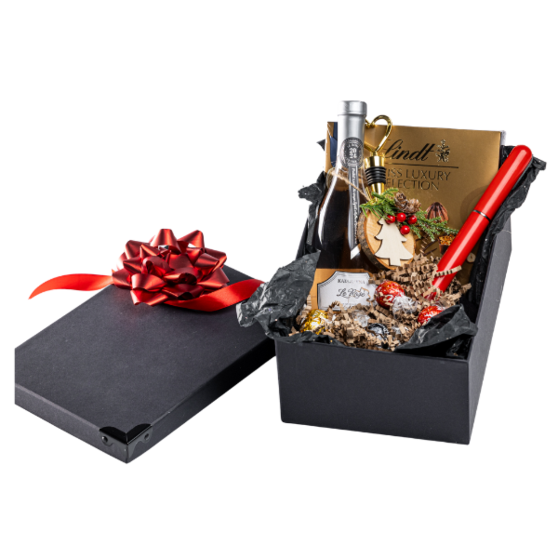 Подаръчен комплект „Коледно розе“ подарък за нея