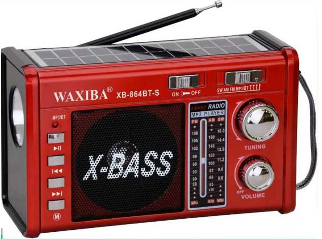 Акумулаторно радио със соларен панел - XB864 BT -S - 108648