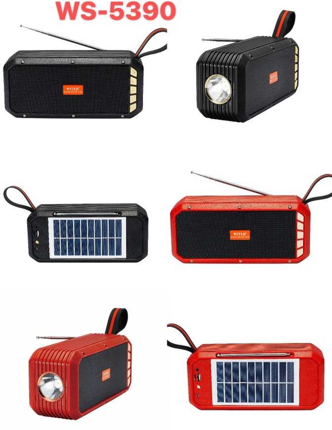 Безжична Bluetooth тонколона - WS5390 - 881582 - Черна