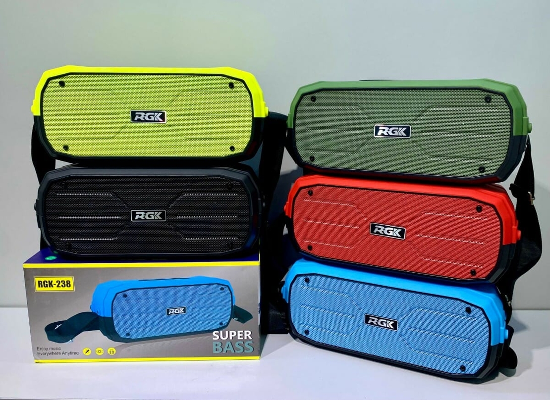 Безжична Bluetooth тонколона - RGK-238 - 883792 - Жълта
