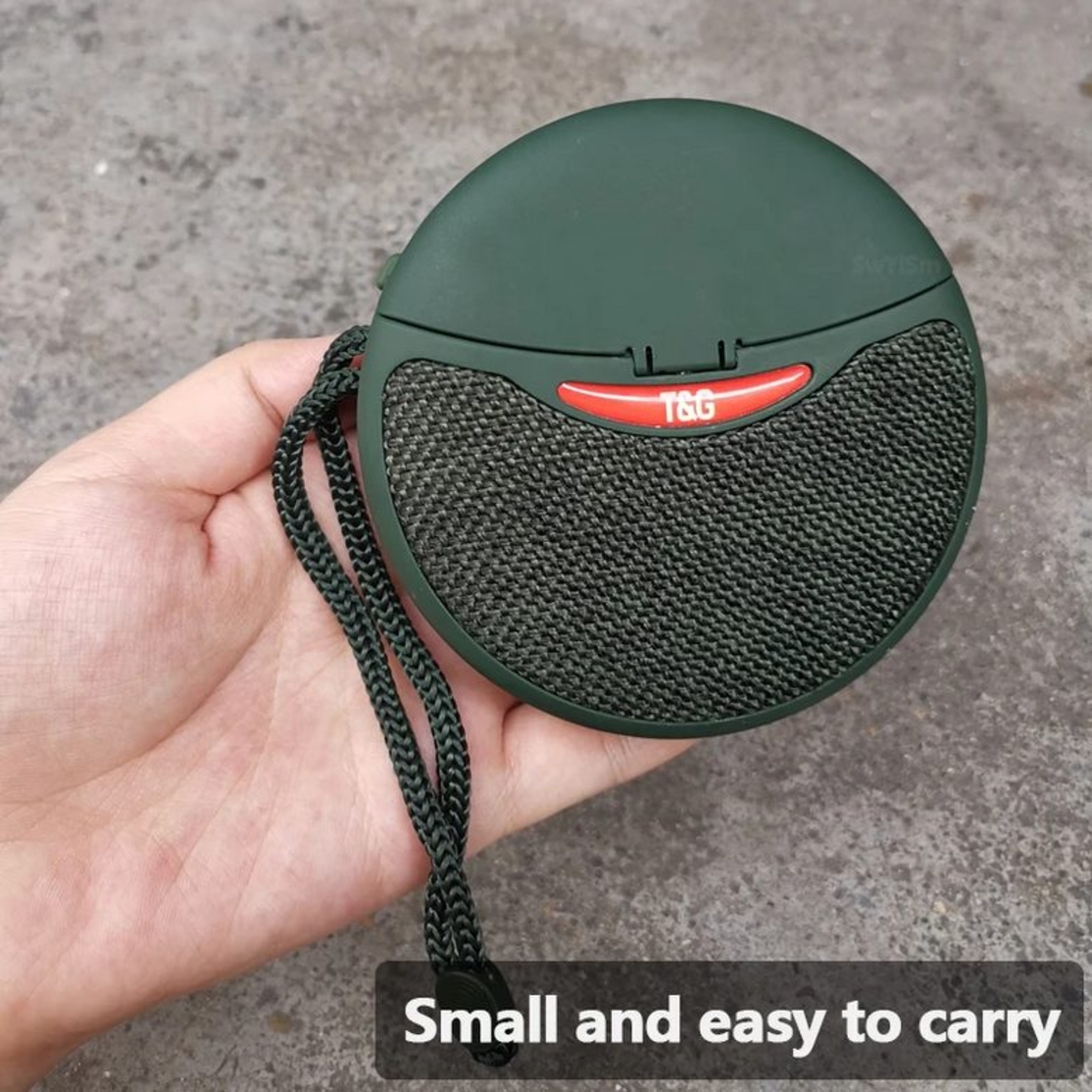 Безжична Bluetooth тонколонка със слушалки - TG-808 - 883808 - Зелена