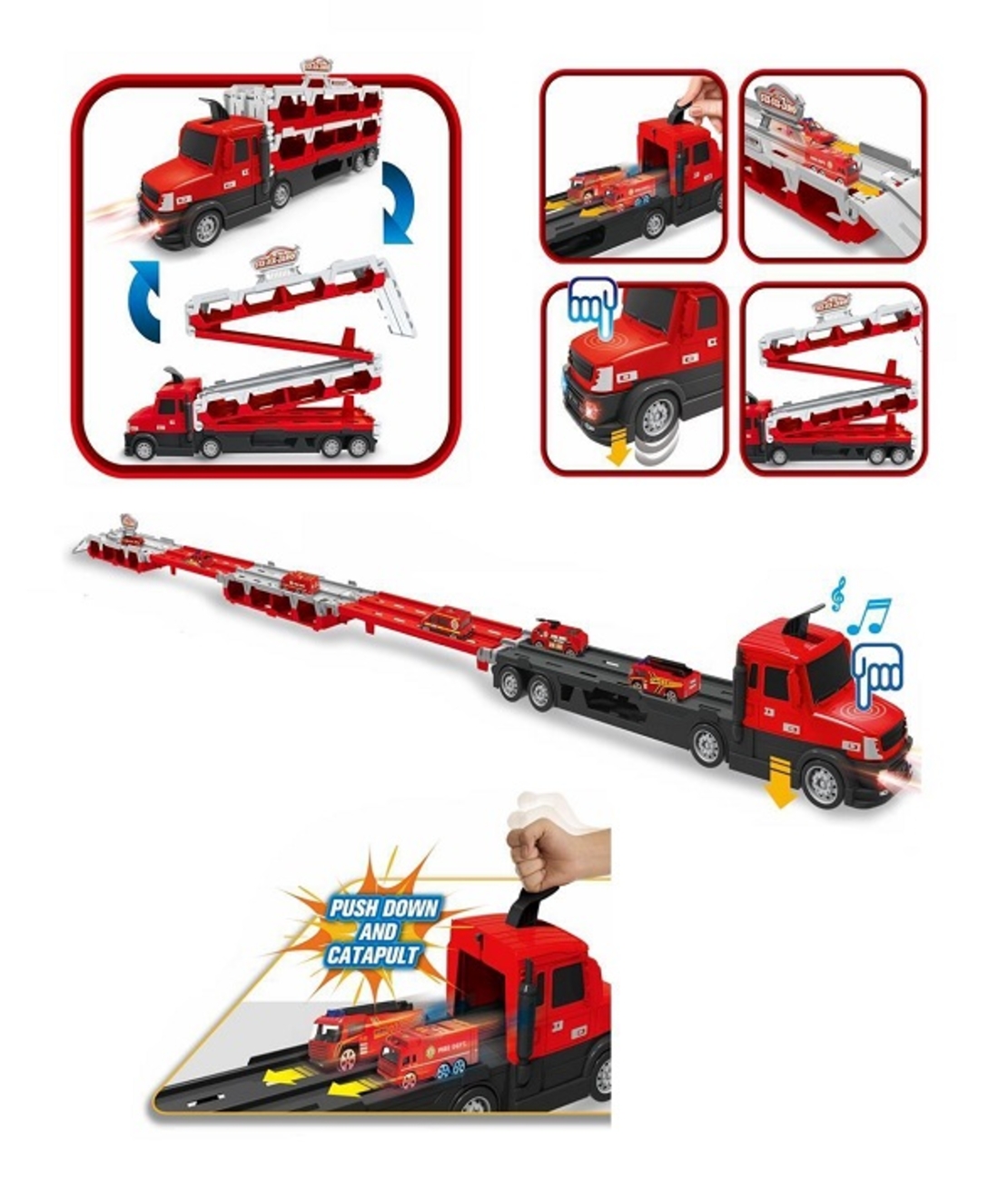 Игрален комплект 2в1 - Автовоз и писта- 660 -S48 - 345250