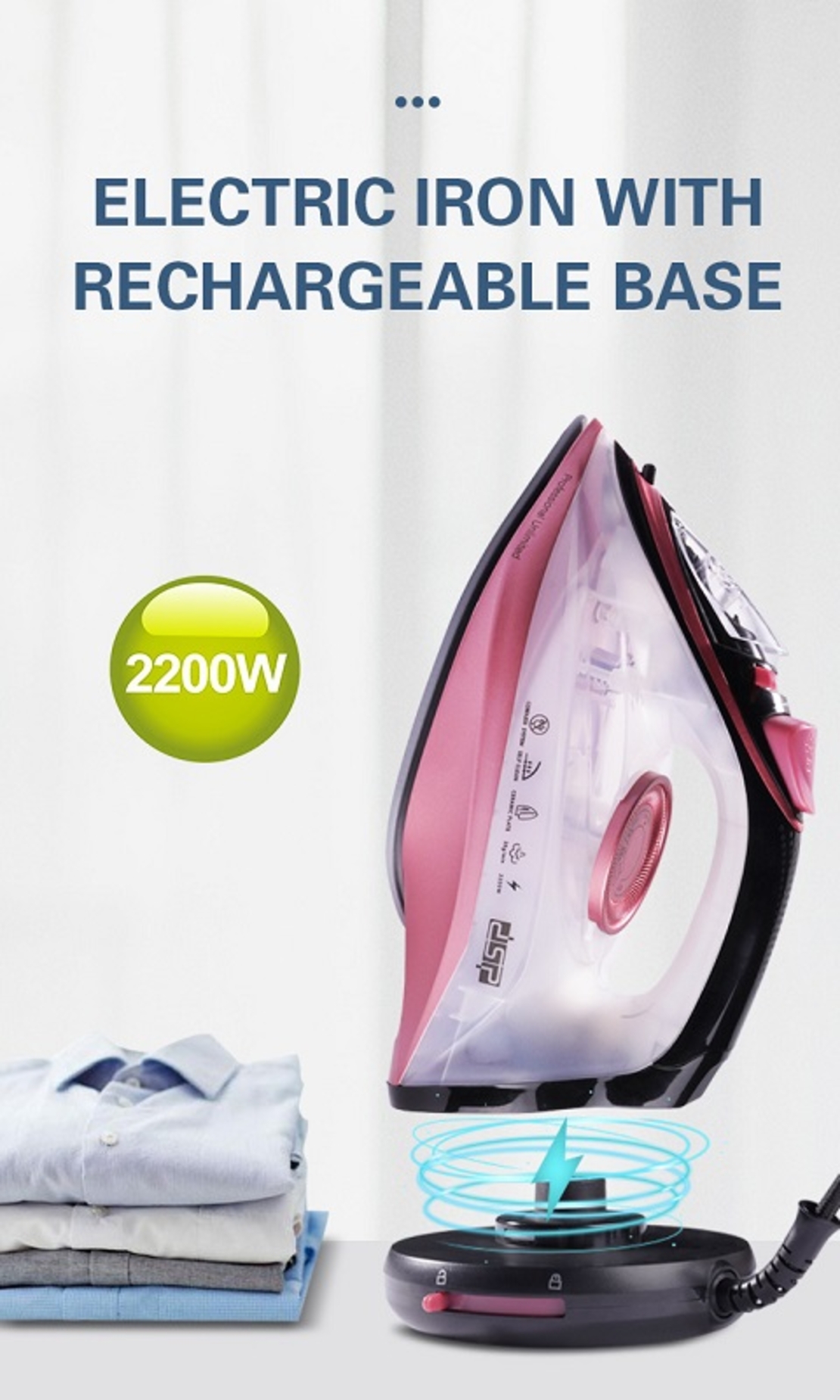 Безжична ютия на пара - KD1096 - DSP - 612135