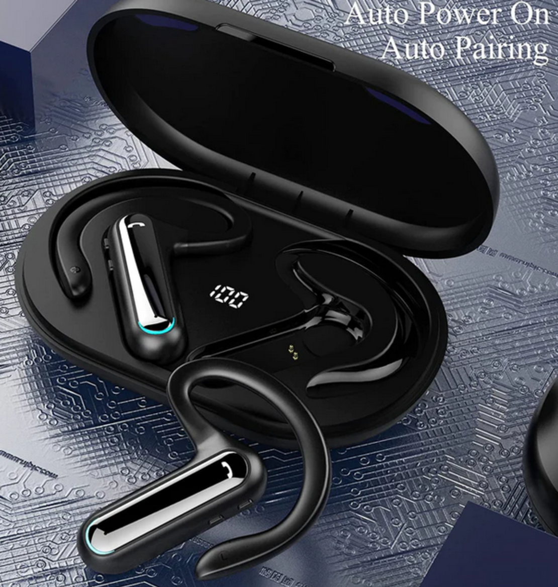 Безжични слушалки с калъф за зареждане - Bluetooth - FW5 - 060002