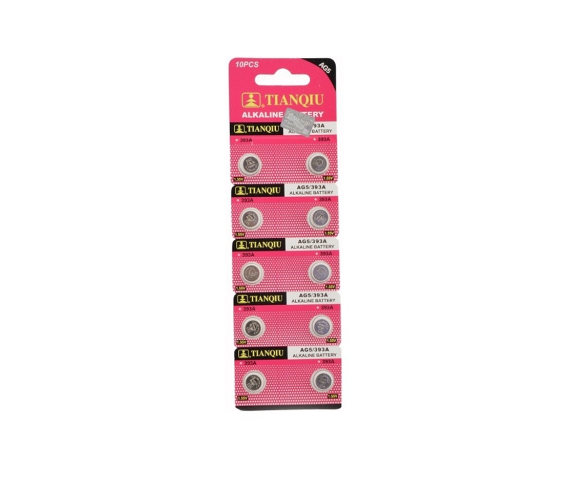 Алкални батерии - AG5/393A – 1.55V - 10pcs - 681057