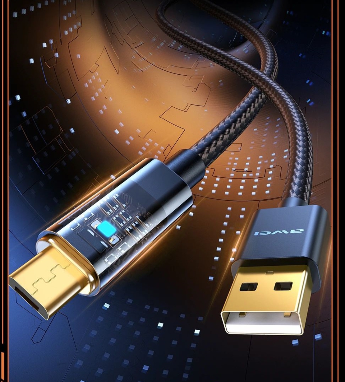 Кабел за зареждане и данни - Micro USB - CL -139M - AWEI - 887691