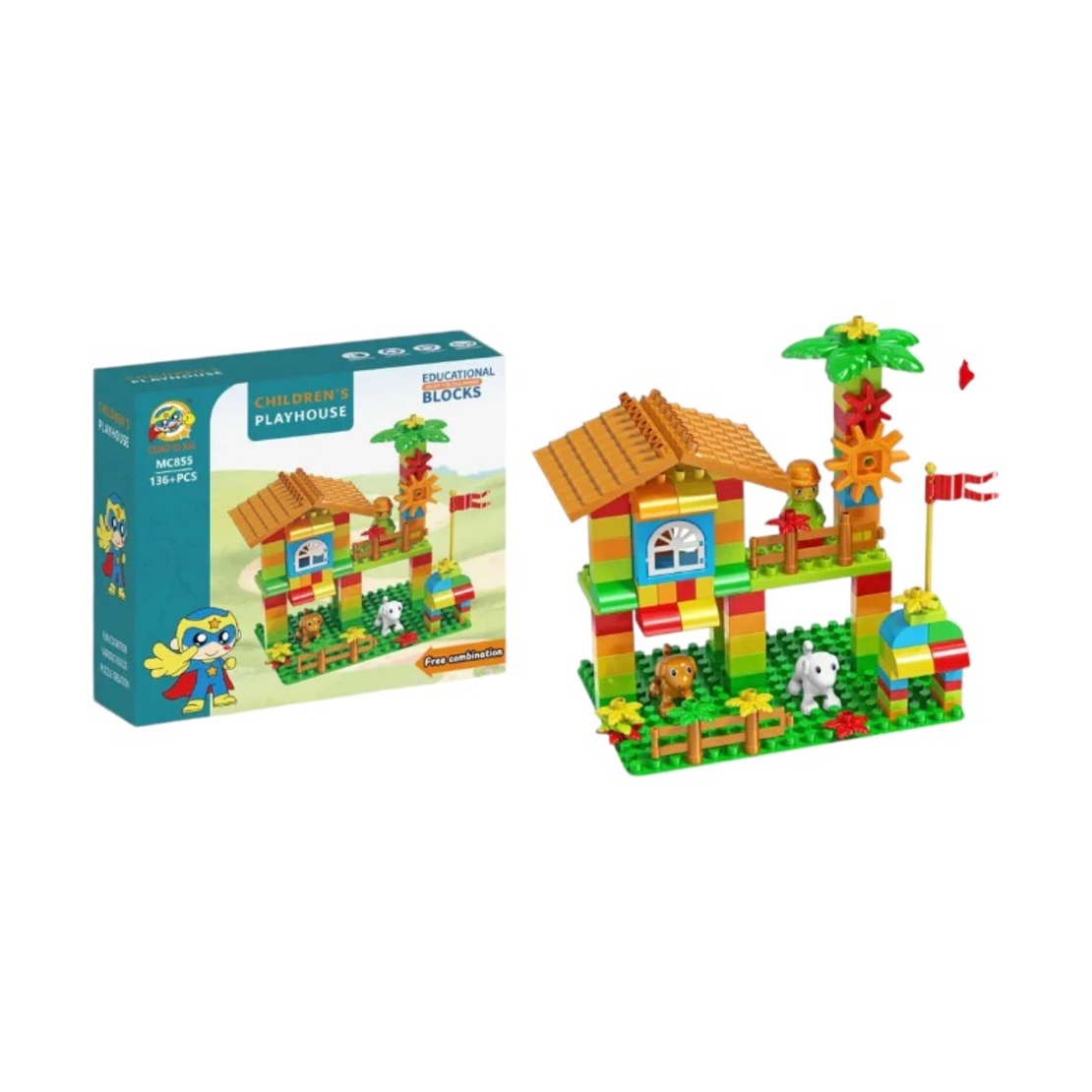 Детски конструктор - DIY - MC855 - 136 бр - 730261