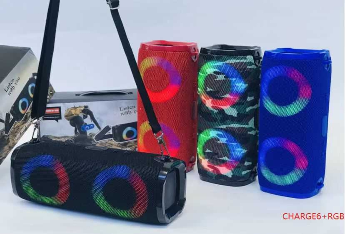 Безжична Bluetooth тонколона - CHARGE6 - RGB - 884072 - Черна
