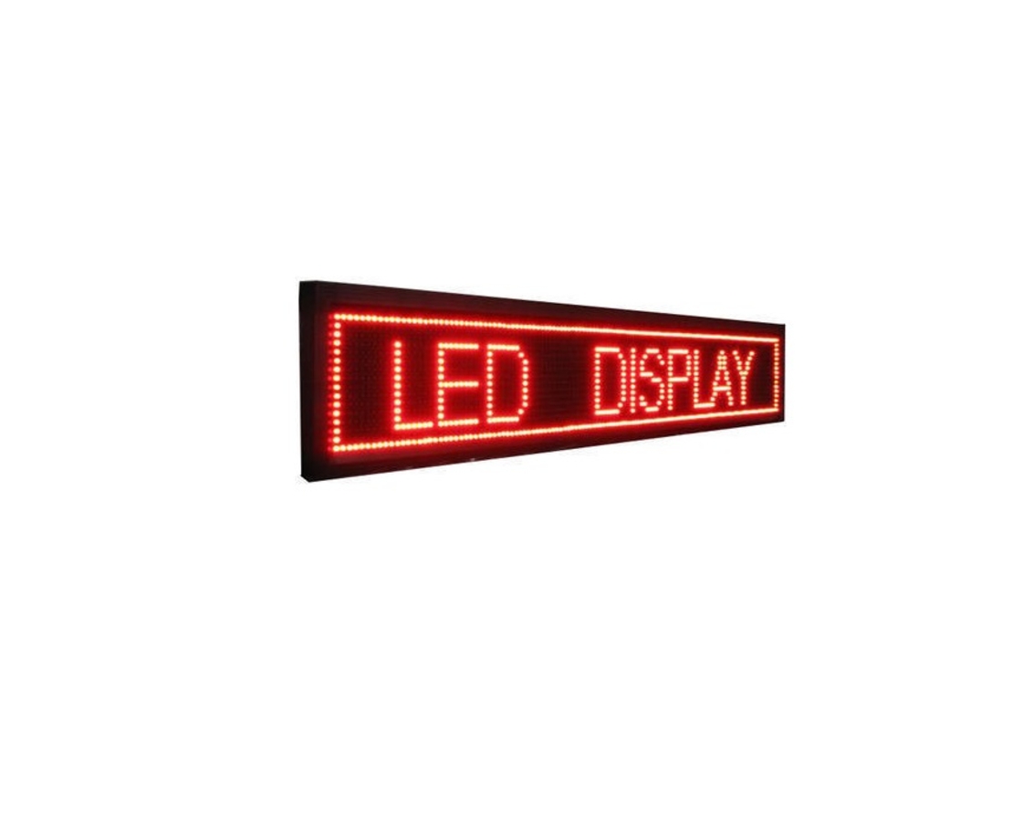 LED табела - Едностранна - Червена - 103cm×23cm - IP67