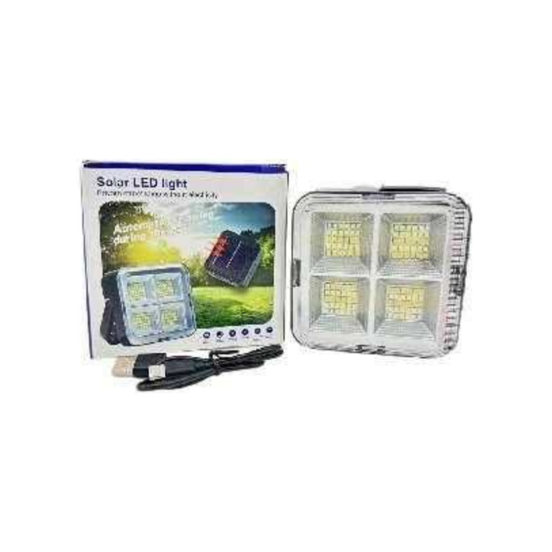 Акумулаторна LED работна леща със слънчеви панели - R05 - 272512