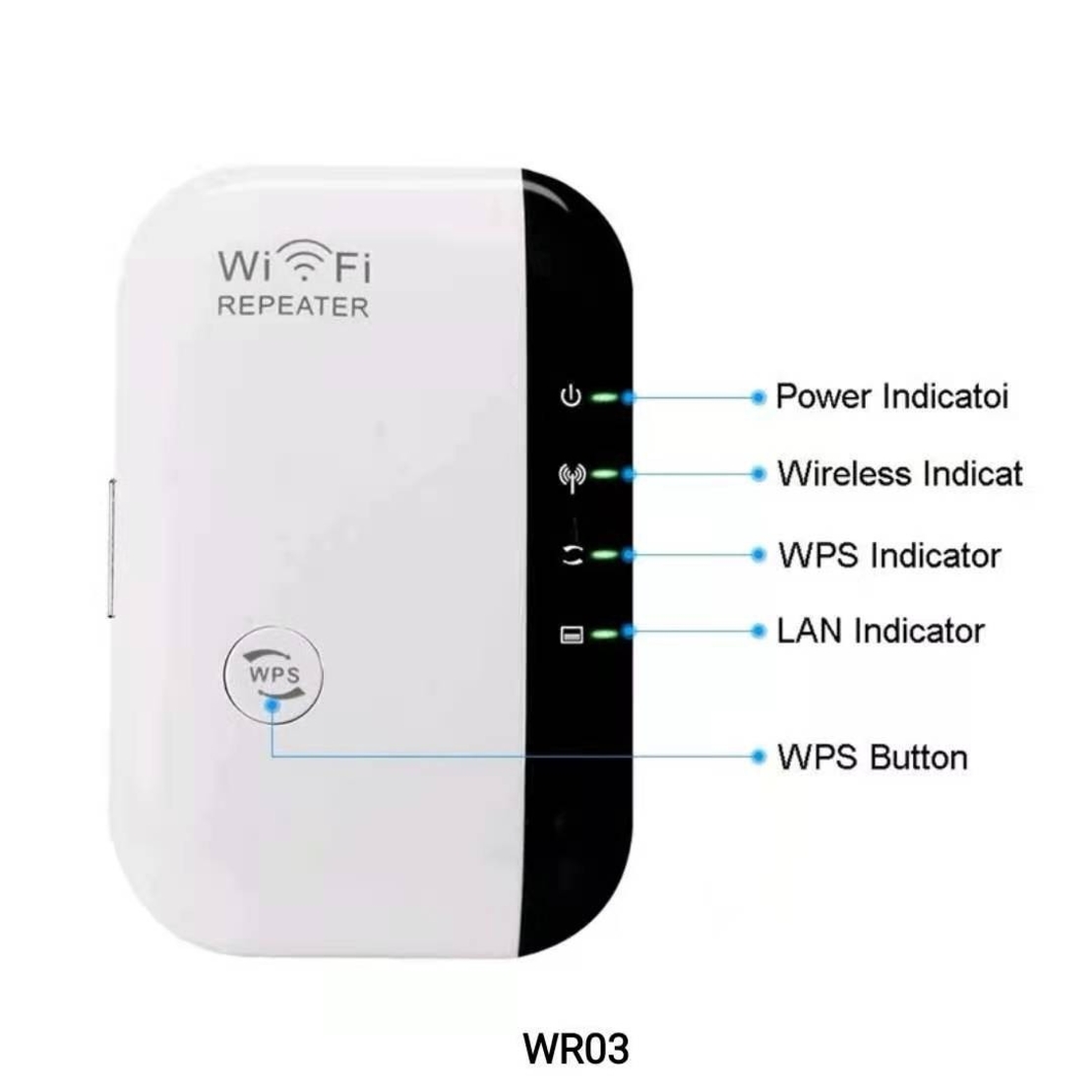 Wifi усилвател на сигнала - Wifi Repeater - PIX-LINK - WR03 - 080339