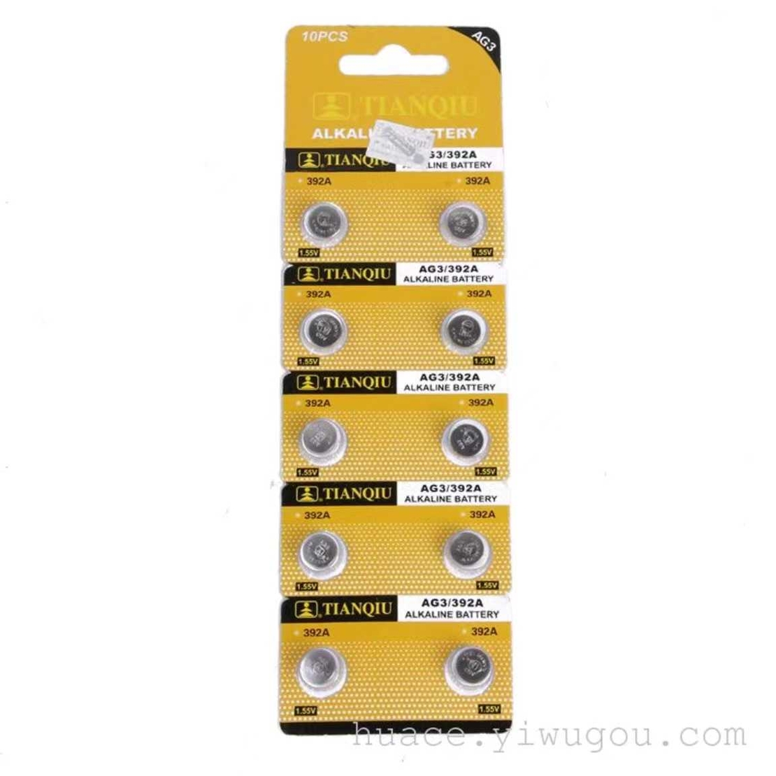 Алкални батерии - AG3/392A – 1.55V - 10pcs - 681033