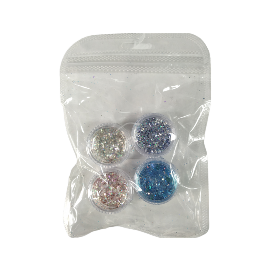 Комплект от  4 броя цветни гел лакове -Glitter - ND138 - 910549
