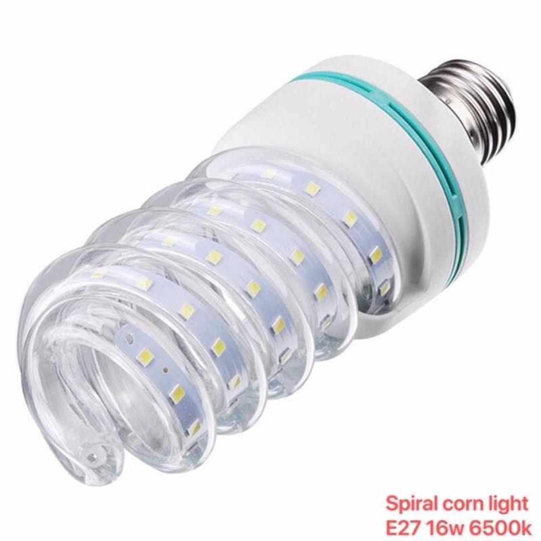 Крушка LED - Спираловидна - E27 - 16W - 6500K - 356977