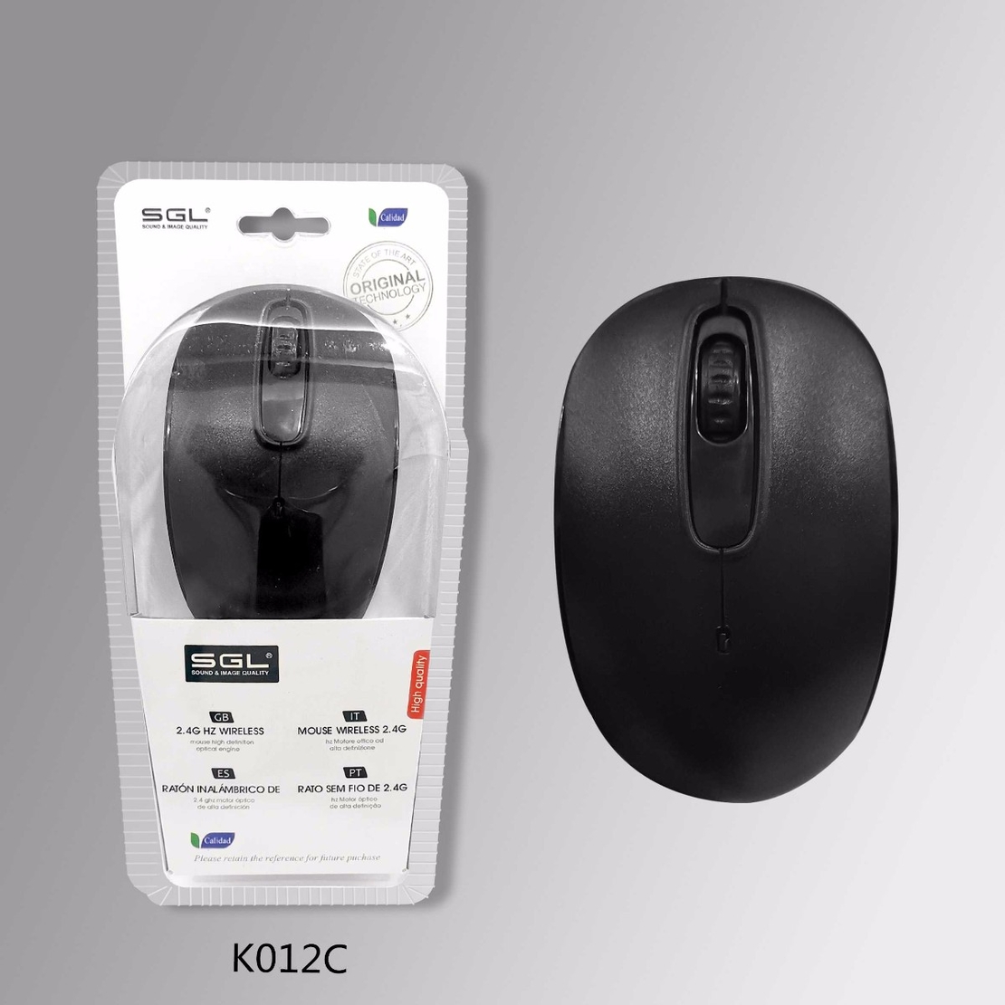 Безжична мишка - K012C - Бяла - 177289