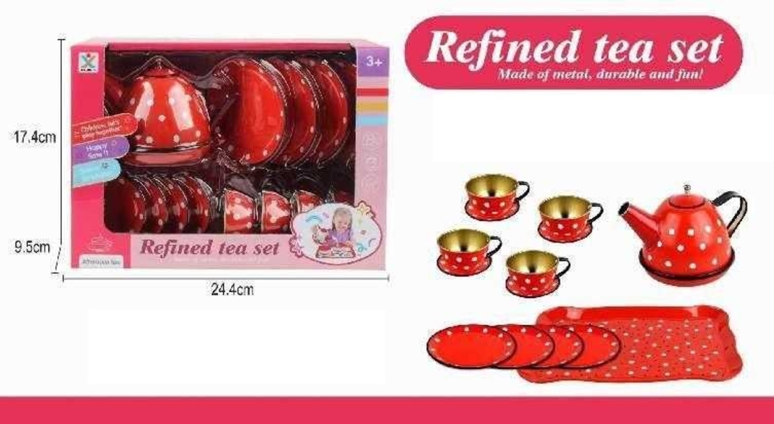 Детски сервиз за чай - 966-D32 - 308296 - Червен