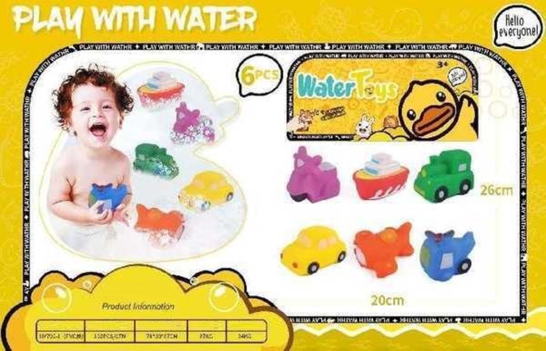 Комплект бебешки играчки за баня - Water Toys - HY795-1 - 308136