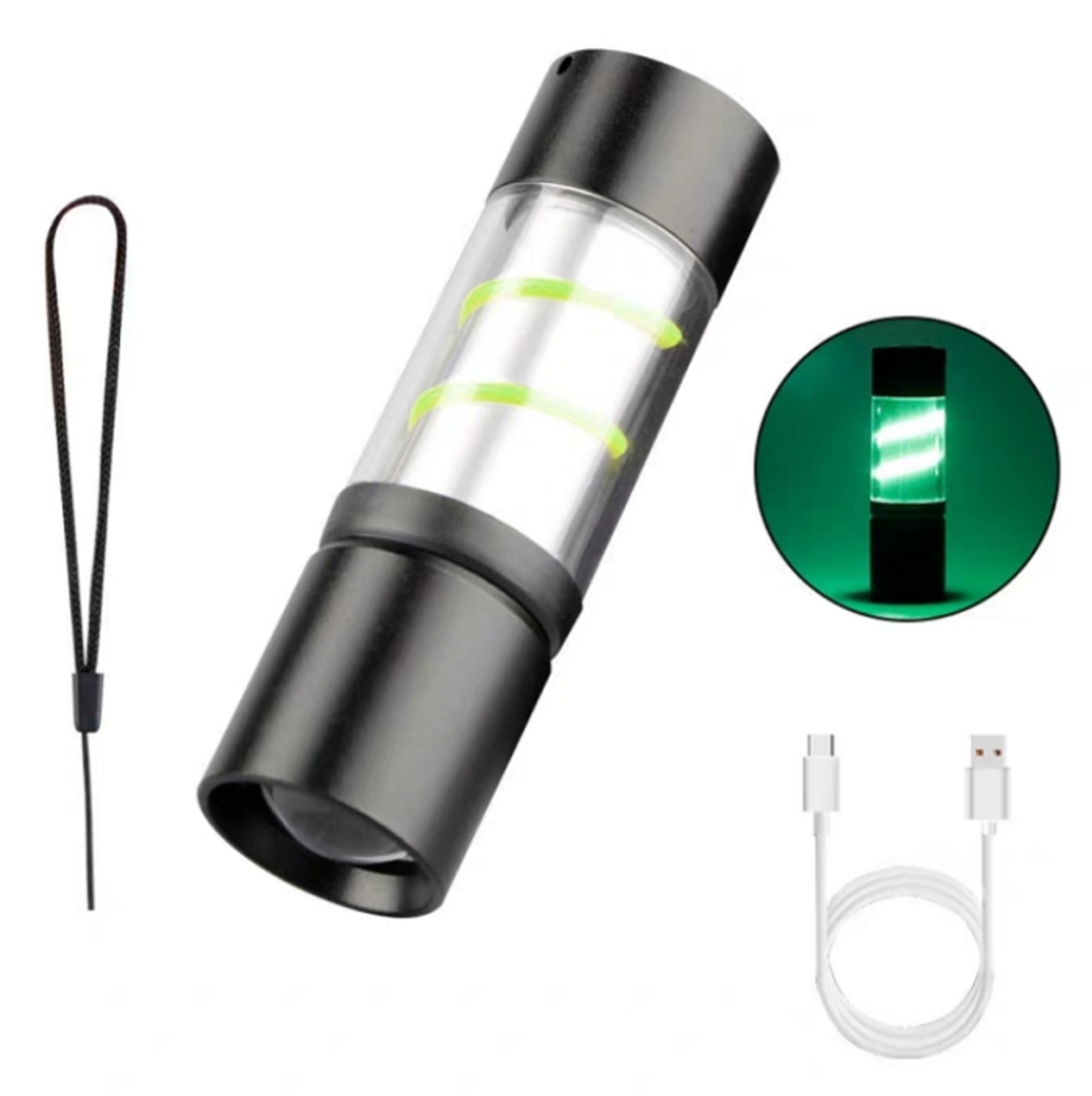 Акумулаторен LED фенер - 5149USB - 374486