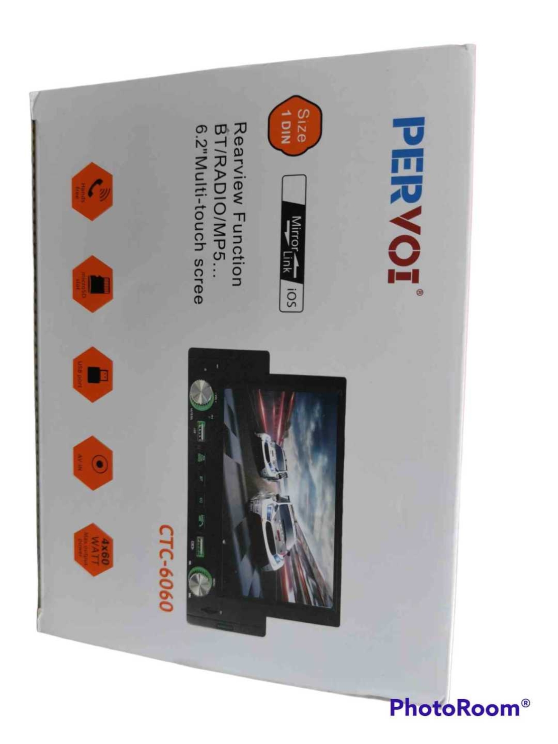 Автомобилна аудио система 1DIN - 6.2' - Първи - CTC-6060 - 000224