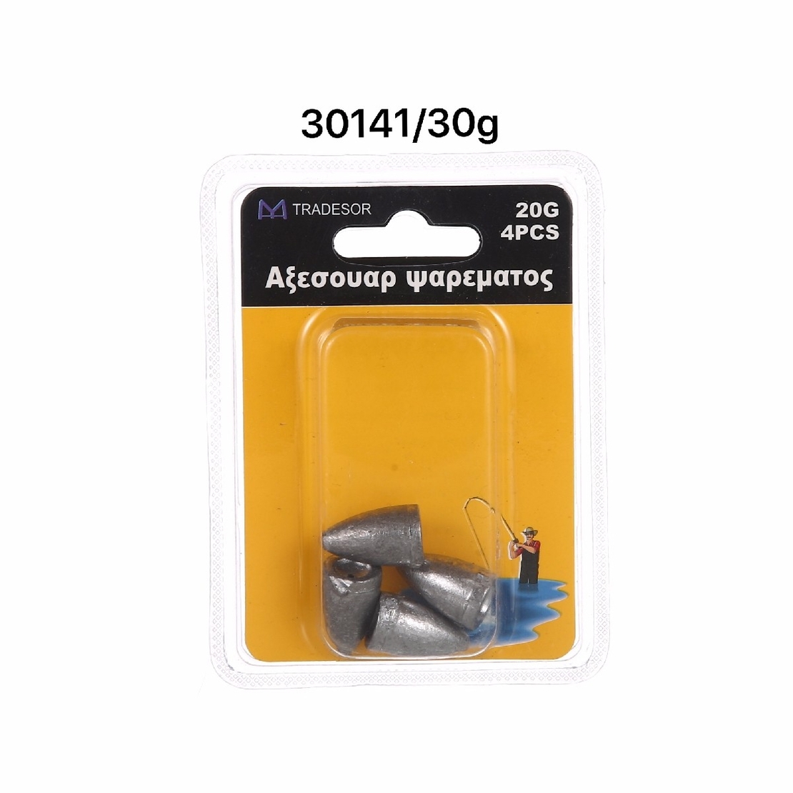 Конусовидни риболовни тежести - 30 гр - 3 бр - 30141