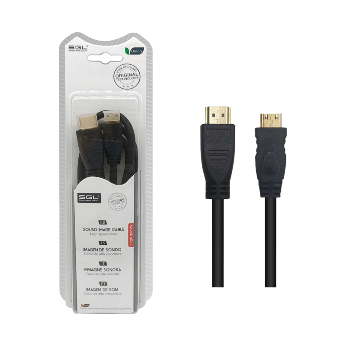 Кабел HDMI към Mini HDMI - 1592AB - 3м - 095172