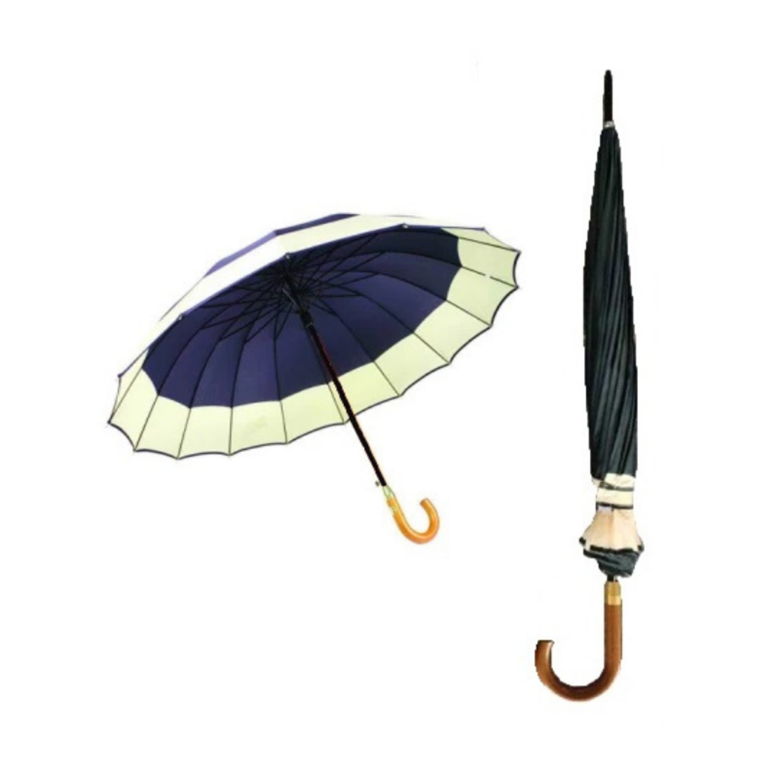 Чадър за дъжд - 67cm - Tradesor - 715007 - Green