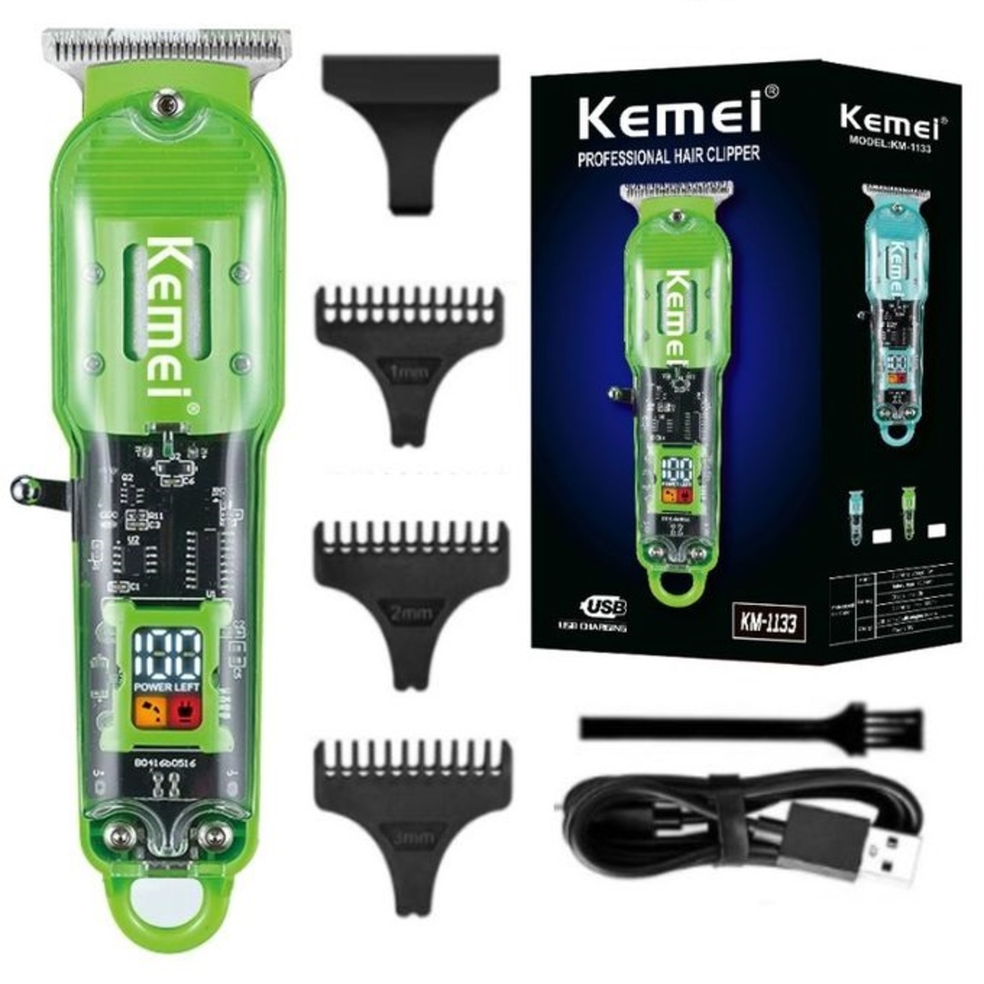 Машинка за подстригване - KM-1133 - Kemei