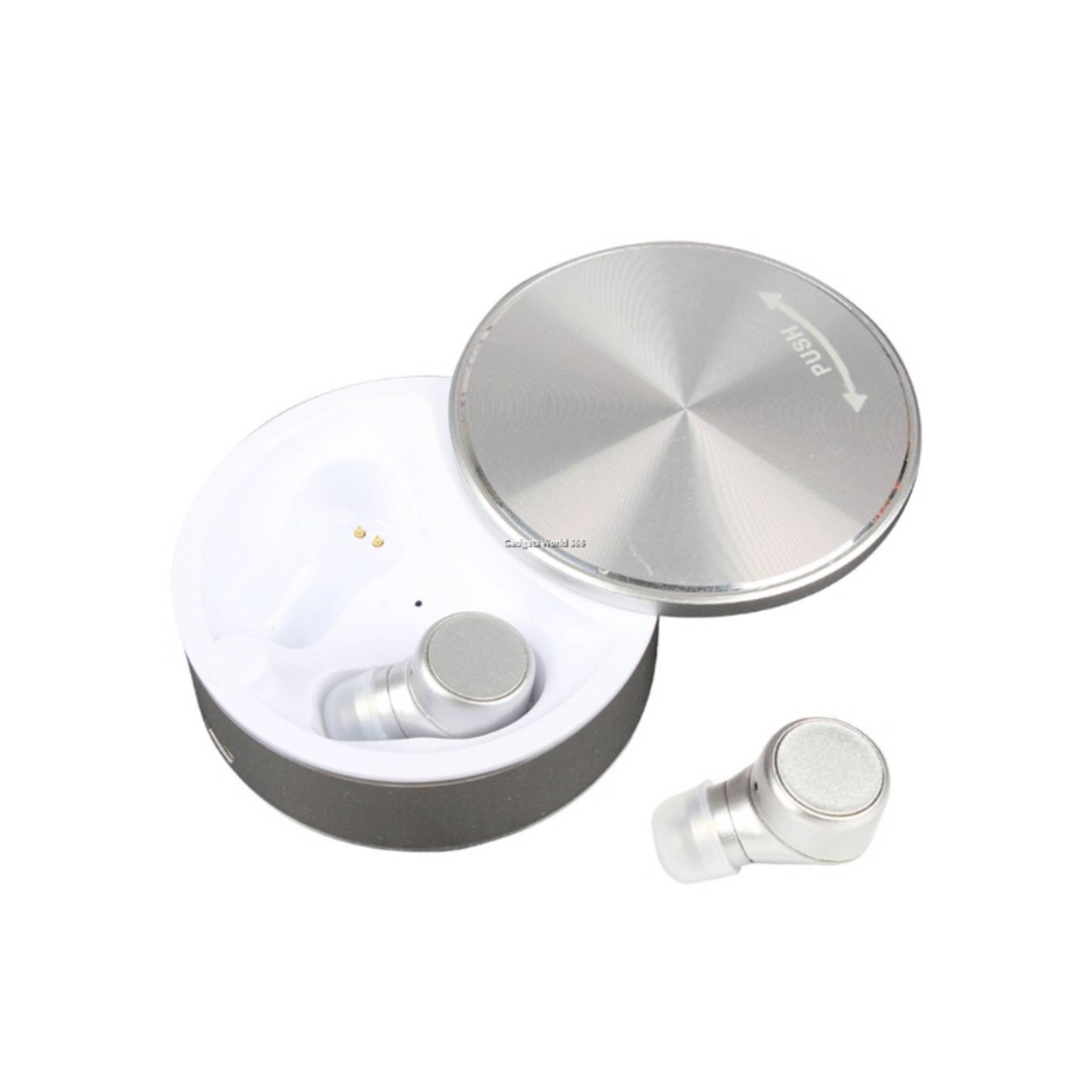 Безжични слушалки с калъф за зареждане - Bluetooth – TWS – M7 - Бели - 881209