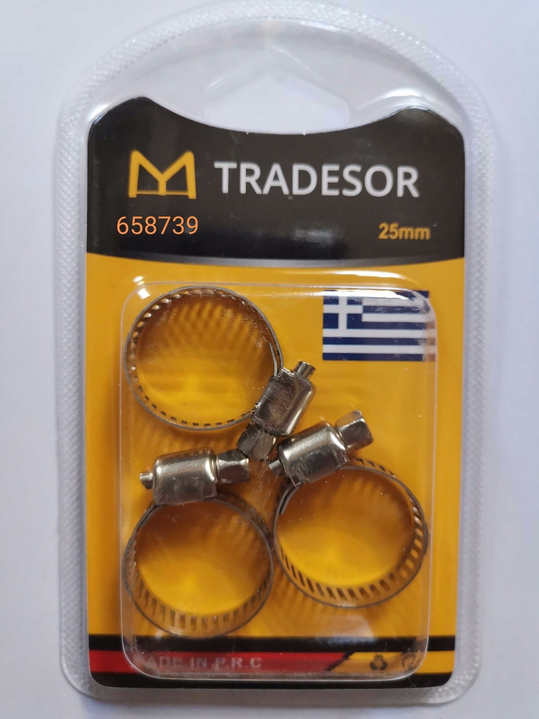 Комплект скоби за тръби - 3pcs - 25mm - 658739
