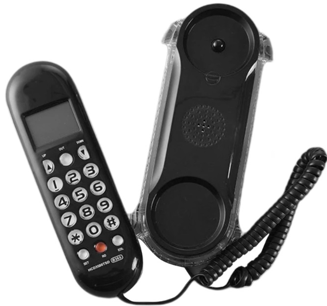 Стационарен телефон - B365  - Leboss - 003652 - Черен