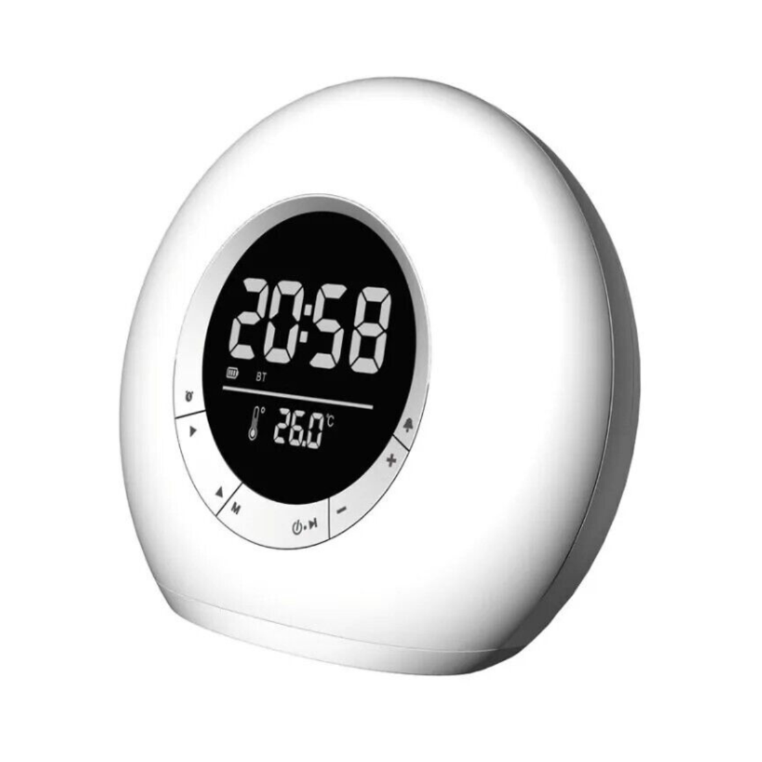 Безжична Bluetooth тонколона LED и цифров часовник - P11 - 810804