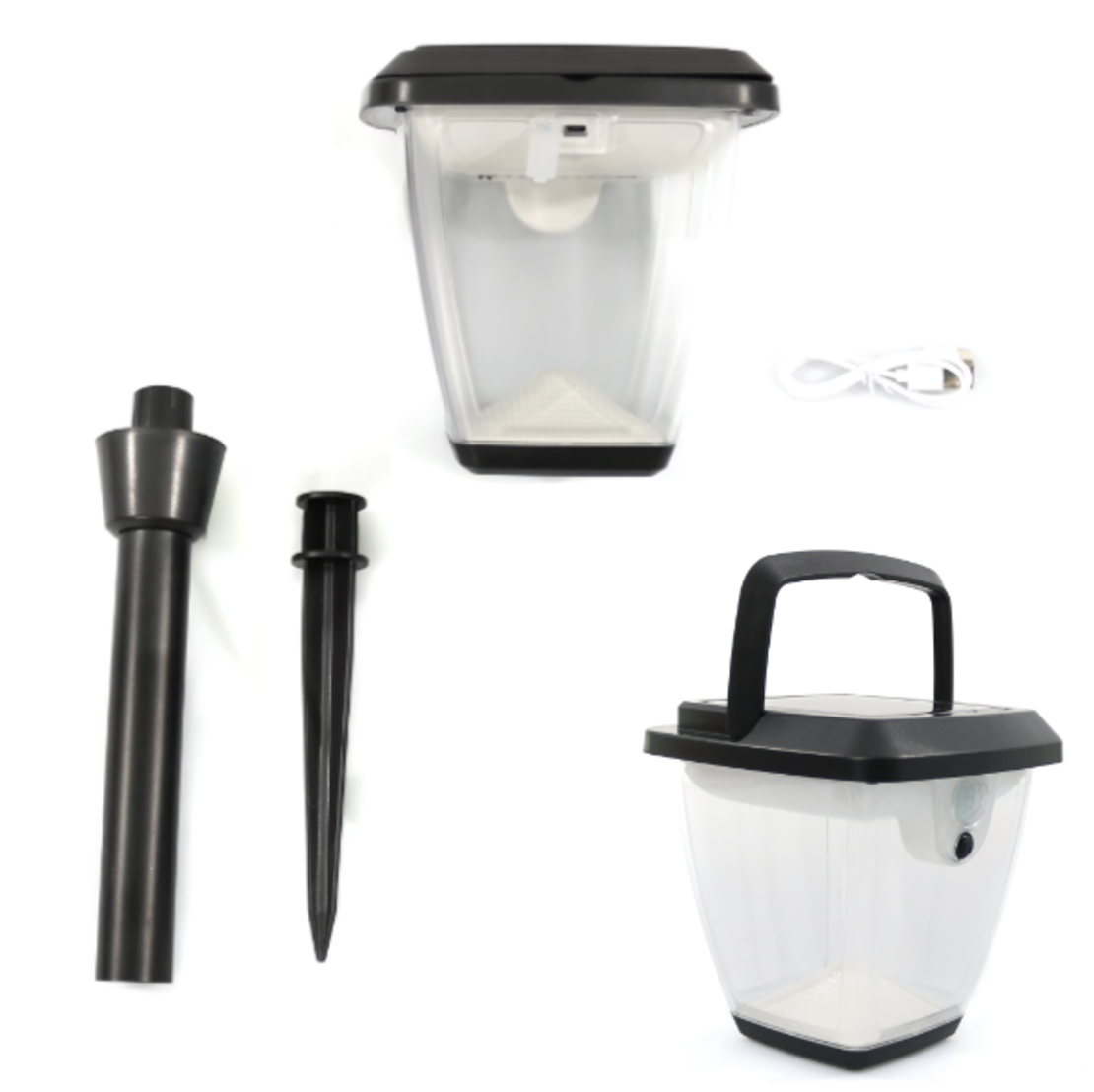 Акумулаторна LED градинска лампа - 2204D - 30W - 559823