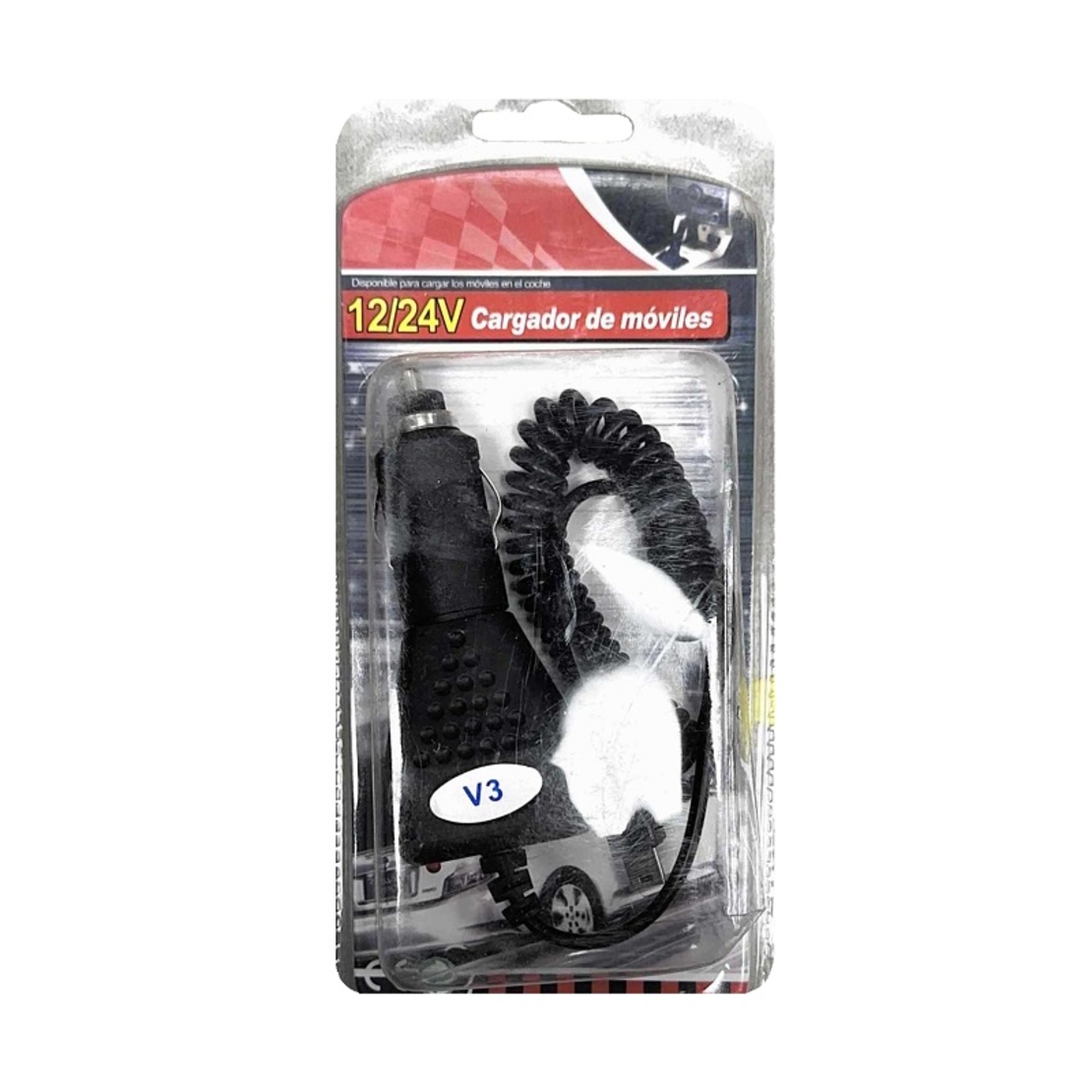 Зарядно за автомобилна запалка със спираловиден кабел - Micro USB - RD-6101 - 601709