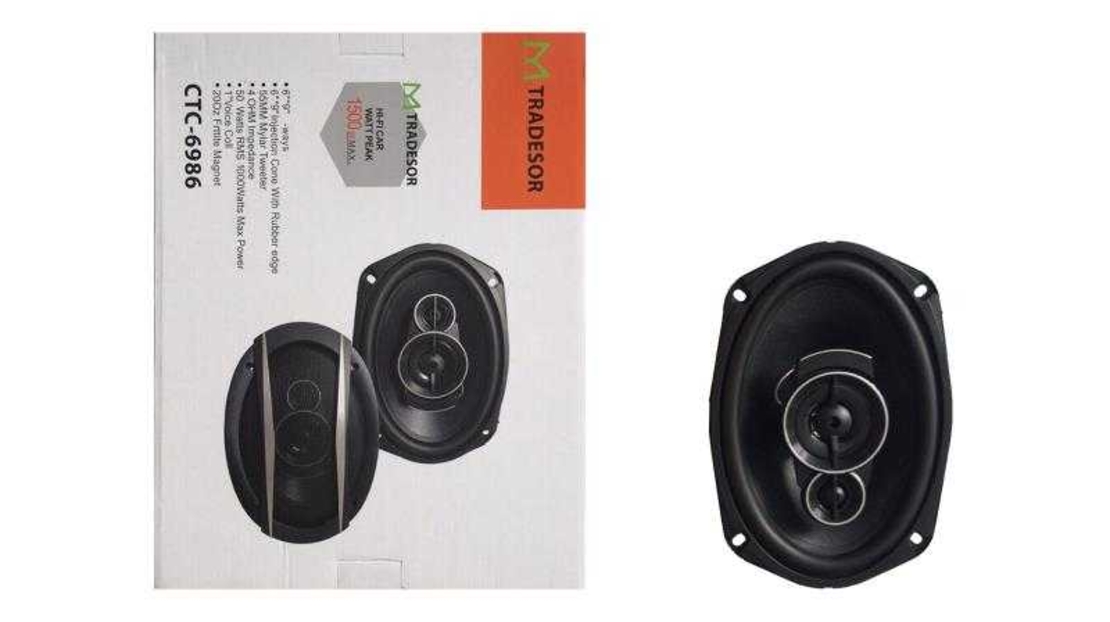 Високоговорител за кола - Овал - 6x9' - 1500W - CTC-6986 - 001658