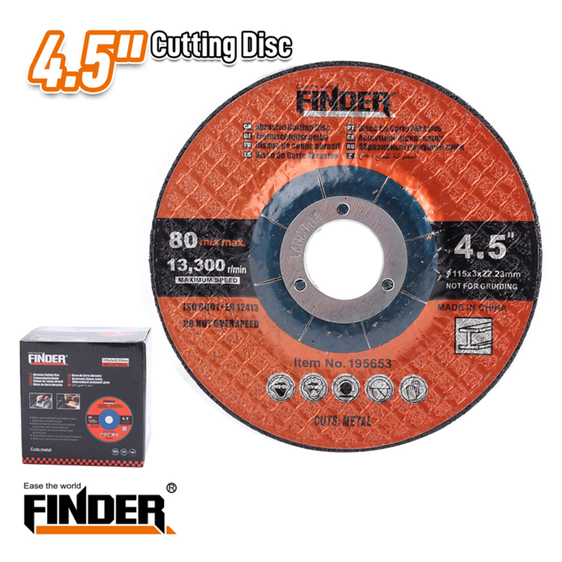 Режещ диск - Finder - 4.5mm - T42 - 195653