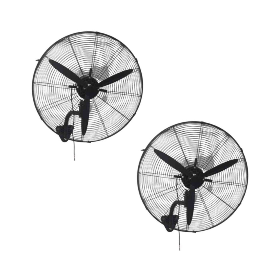 Стенни вентилатори - 2бр - 260W - 66см - 676006