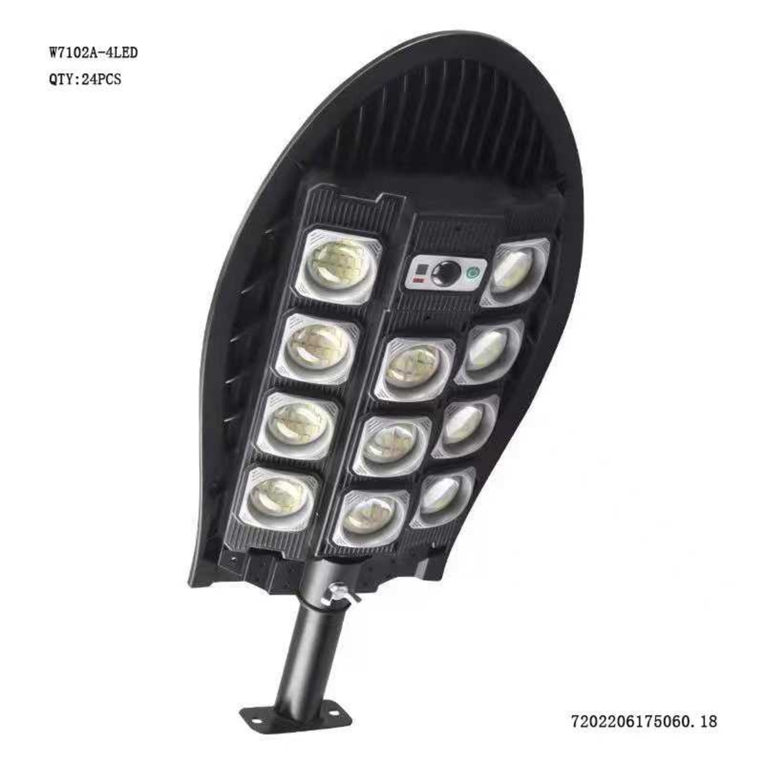 Соларен LED прожектор със сензор за движение - W7102A-4LED - 175060