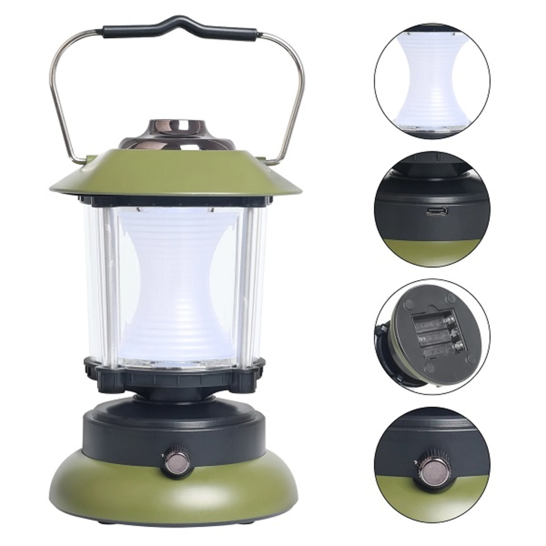 Акумулаторен LED фенер - 6603 - 291868