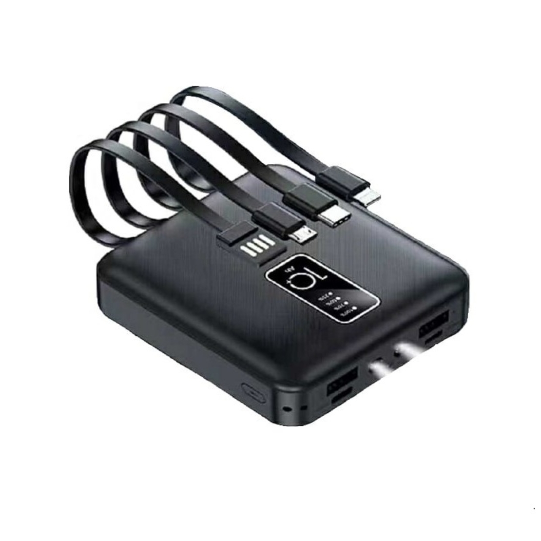 Външна батерия - мини - 4в1 - 10 000mah - S -341 - 884485 - Черна