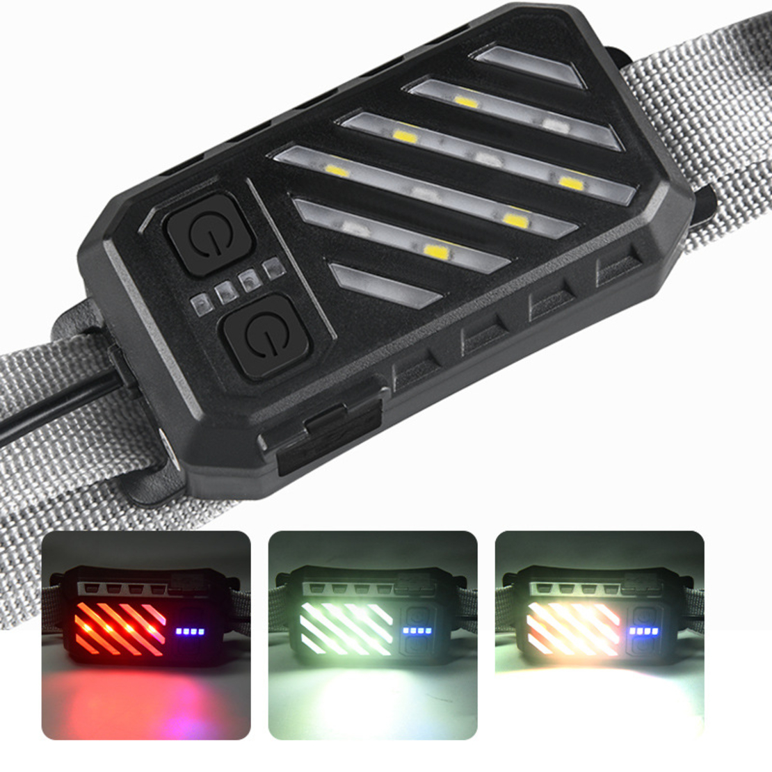 Чанта за кръст с LED осветление - 103 - 251261