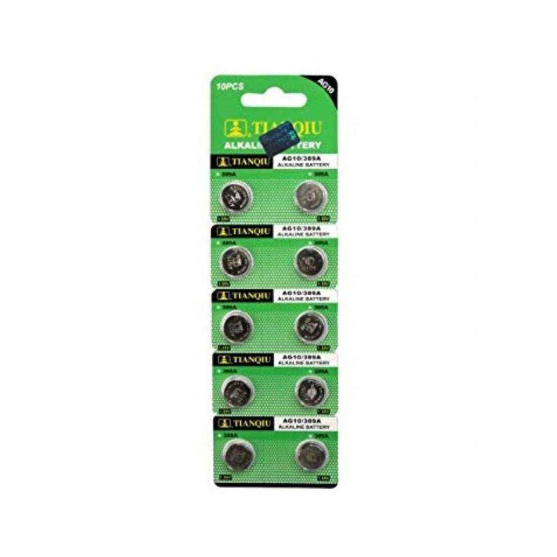 Алкални батерии - AG10/389A - 1.55V - 10pcs - 681101