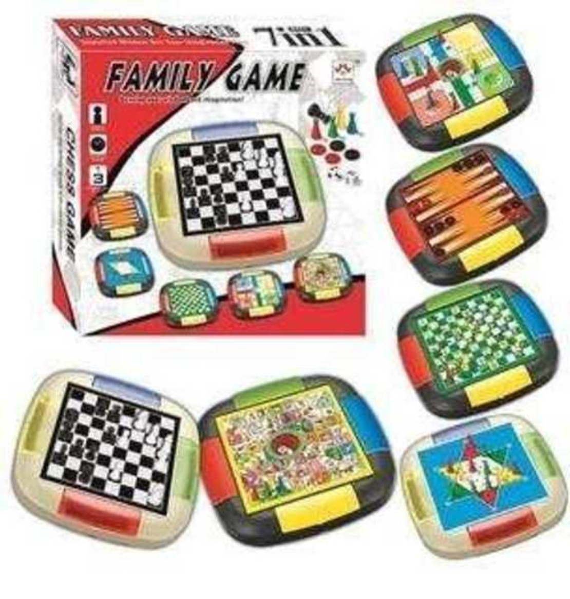 Настолна игра 7в1 - 558-23C7 - 310371