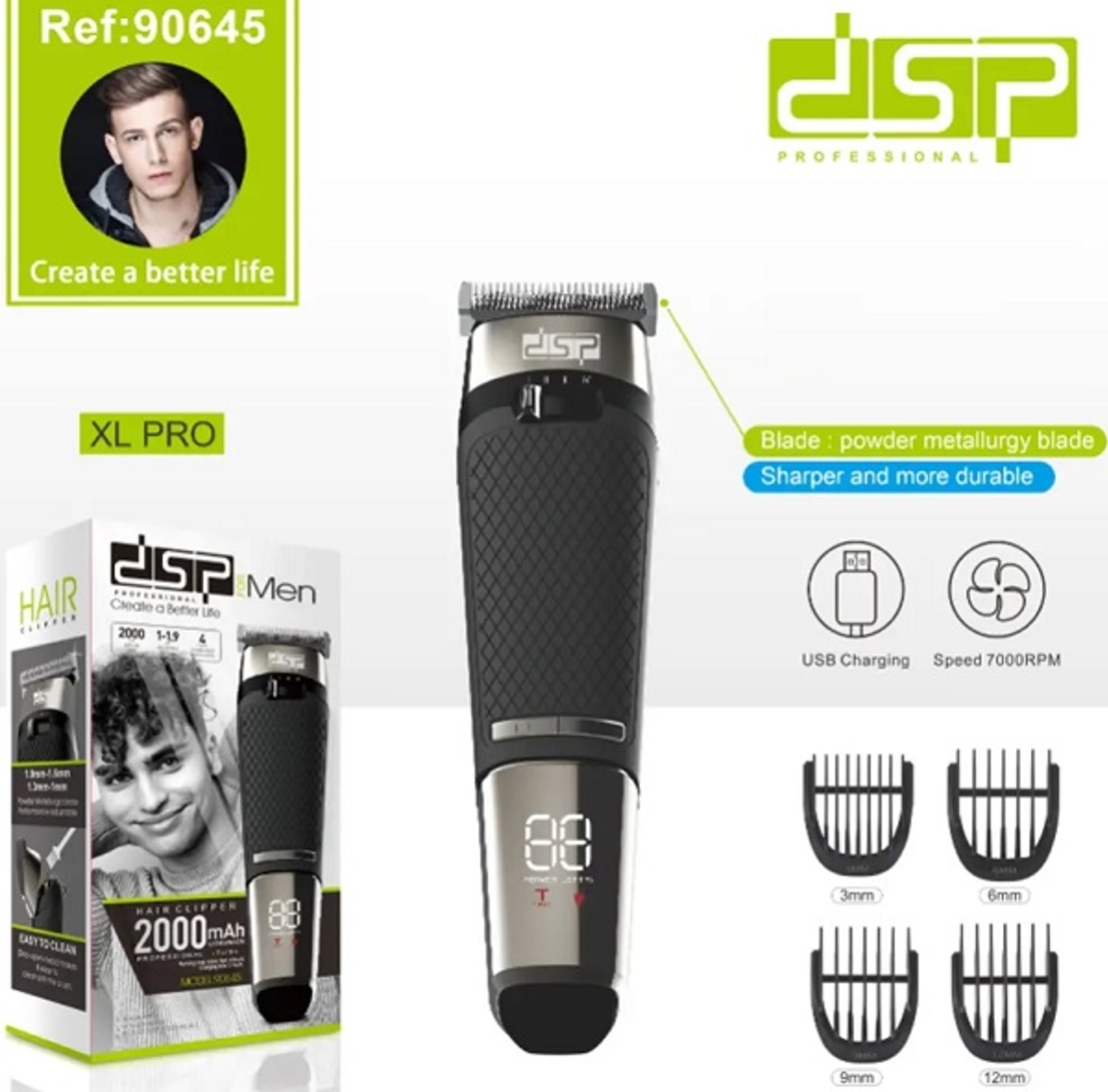 Машинка за подстригване - 90645 - DSP - 614375