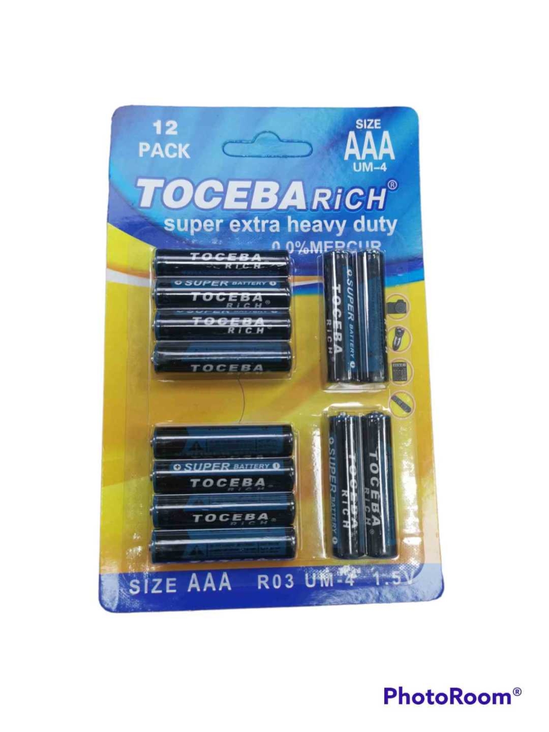 ААА батерии – UM-4 – 1.5V - 12бр. – 400093